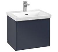 Villeroy und Boch Subway 3. 1930 C57900VQ 52,3x42,9x44,75cm, sans LED / poignée aluminium brillant, bleu marine