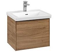 Villeroy und Boch Subway 3. 1930 C579L1RH 52,3x42,9x44,75cm, avec LED / poignée Volcano noir, chêne kansas