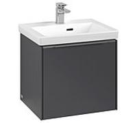 Villeroy und Boch Subway 3. 1930 C580L0VR 47,3x42,9x40,75cm, avec LED / poignée aluminium brillant, graphite