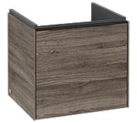 Villeroy und Boch Subway 3. 1930 C580L1RK 47,3x42,9x40,75cm, avec LED / poignée Volcano black, stone oak