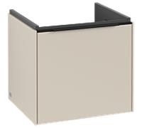 Villeroy und Boch Subway 3. 1930 C580L1VN 47,3x42,9x40,75cm, avec LED / poignée noir Volcano, gris cachemire