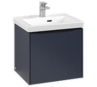 Villeroy und Boch Subway 3. 1930 C580L1VQ 47,3x42,9x40,75cm, avec LED / poignée Volcano noir, bleu marine