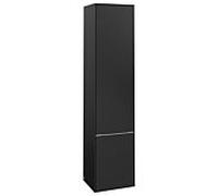 Villeroy und Boch Subway 3. 1930 C58600VL 40x171x36.2cm, charnière gauche / poignée aluminium brillant, noir volcan