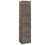 Villeroy & Boch Subway 3.0 - Armoire avec 2 portes & charnières à droite 400x1710x362mm chêne pierre/chêne pierre