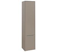 Villeroy und Boch Subway 3. 1930 C58700VM 40x171x36.2cm, charnière droite / poignée aluminium brillant, taupe