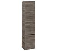 Villeroy und Boch Subway 3. 1930 C58701RK 40x171x36.2cm, charnière droite / poignée Volcano black, stone oak
