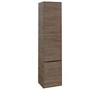 Villeroy & Boch Subway 3.0 - Armoire avec 2 portes & charnières à droite 400x1710x362mm chêne arizona/chêne d'arizona