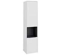 Colonne Salle de Bain Villeroy et Boch Subway 3.0 gauche, 2 portes avec niche 400x1710x362mm Blan...