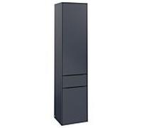 Villeroy & Boch Subway 3.0 - Armoire avec 2 portes & 1 tiroir coulissant & charnières à gauche 400x1710x362mm bleu marine/bleu marine