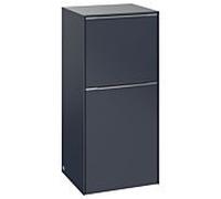 Villeroy und Boch Subway 3. 1930 C59400VQ 40x86x36.2cm, charnière gauche / poignée aluminium brillant, bleu marine