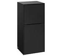 Villeroy und Boch Subway 3. 1930 C59401VL 40x86x36.2cm, charnière gauche / poignée Volcano black, Volcano black