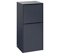Villeroy & Boch Subway 3.0 - Armoire latérale avec 1 porte & 1 tiroir & charnières à gauche 400x860x362mm bleu marine/bleu marine