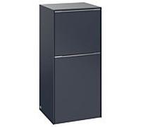 Villeroy und Boch Subway 3. 1930 C59500VQ 40x86x36.2cm, charnière droite / poignée aluminium brillant, bleu marine