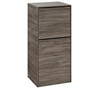 Villeroy und Boch Subway 3. 1930 C59501RK 40x86x36.2cm, charnière droite / poignée Volcano black, stone oak