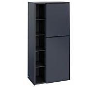 Villeroy und Boch Subway 3. 1930 C59901VQ 57,4x120x36,2cm, charnière droite / poignée Volcano noir, bleu marine