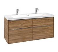 Villeroy und Boch Subway 3. 1930 C602L0RH 127,2x57,6x47,8cm, avec LED / poignée aluminium brillant, chêne kansas