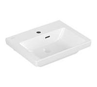 Villeroy und Boch Subway 3. 1930 lave-mains 4370FFRW 50x40cm, avec trou pour robinetterie / avec trop-plein, pierre blanche C-plus