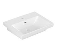 Lavabo Suspendu Villeroy et Boch Subway 3.0 1 trou, Avec trop-plein 550mm Stone White CeramicPlus