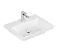Villeroy & Boch Vasque Subway 3.1930 4A7061RW 60x47cm avec 2000/sans trop-plein Blanc Pierre C-Plus