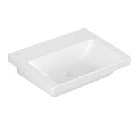 Villeroy und Boch Subway 3. 1930 vasque 4A70F6RW 55x44cm, sans trou pour robinetterie / sans trop-plein, pierre blanche C-plus