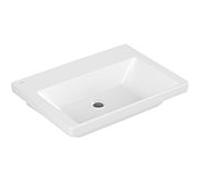 Villeroy und Boch Subway 3. 1930 vasque à poser 4A7068RW 65x47cm, sans trou pour robinetterie / sans trop-plein, pierre blanche C-plus