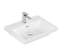 Villeroy und Boch Subway 3. 1930 vasque pour meuble-lavabo 4A7060RW 60x47cm, avec 2000 / avec trop-plein, blanc pierre C-plus