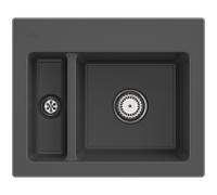 Villeroy und Boch Subway 60 Évier encastrable XM 678000i4 Spülbecken , 620 x 510 mm, graphite CeramicPlus