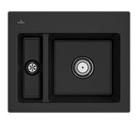 Villeroy und Boch Subway 60 Évier encastrable XM 678000J0 Spülbecken , 620 x 510 mm, chromite CeramicPlus