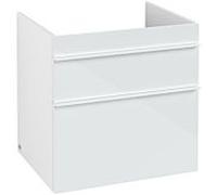 Villeroy und Boch Venticello A92402RE 60,3 x 59 x 50,2 cm, poignée blanche, verre Glossy White