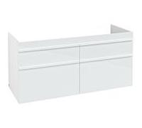Villeroy und Boch Venticello A93002RE 125,3 x 59 x 50,2 cm, poignée blanche, verre Glossy White
