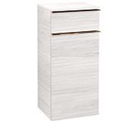 Villeroy et Boch Venticello armoire latérale A95005E8 40,4 x 86,6 x 37,2 cm, gauche, poignée en cuivre, White Wood