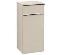 Villeroy und Boch Venticello A95011VK 40,4 x 86,6 x 37,2 cm, butée à droite, poignée chromée, gris doux