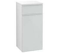 Villeroy und Boch Venticello A95012RE 40,4 x 86,6 x 37,2 cm, butée à droite, poignée blanche, verre Glossy White
