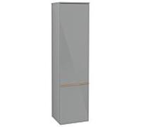 Villeroy und Boch Venticello A95105RA 40,4 x 154,6 x 37,2 cm, gauche, poignée cuivre, verre Glossy Grey