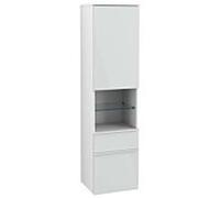 Villeroy und Boch Venticello A95202RE 40,4 x 154,6 x 37,2 cm, gauche, poignée blanche, verre Glossy White