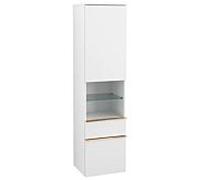 Villeroy und Boch Venticello A95205MS 40,4 x 154,6 x 37,2 cm, gauche, poignée en cuivre, White Matt