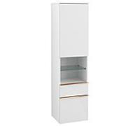 Villeroy und Boch Venticello A95215DH 40,4 x 154,6 x 37,2 cm, droite, poignée en cuivre, Glossy White