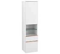 Villeroy und Boch Venticello A95215MS 40,4 x 154,6 x 37,2 cm, droite, poignée en cuivre, White Matt