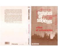 Villes et universites Tome 80 - Collectif - L'harmattan - broché - Livre