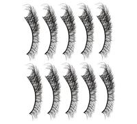 VILLFUL 1 boîte Faux Cils Épais Multi-couches Effet Naturel Courbés Yeux de Chat pour Maquillage Professionnel et Usage Personnel