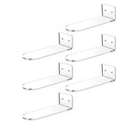 VILLFUL 1 Ensemble Étagère Murale Flottante pour Chaussures Présentoir Transparent pour Sneakers Lot de Support Décoratif pour Magasin et Maison