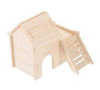 VILLFUL 1 Ensemble Hamsters Rongeurs Refuge Adorable Multi Fonctionnel pour Petits Animaux Abri Sécurisé