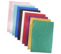 VILLFUL 10 Feuilles Mousse Autocollante Pailletée pour DIY Matériaux Artisanaux Durables et pour Décorations et Projets Créatifs