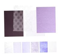 VILLFUL 10 Feuilles Papier Texturé pour Scrapbooking Vintage Papier de Fond DIY pour Décoration de Carnet et Album Matériel Créatif Style Rétro Format Lot de Designs Variés