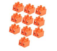 VILLFUL 10 Pièces Bornier à 2 Positions 36a Double Rangée en Cuivre et PC Vis de Serrage pour Connexion Filaire Sécurisée en Machine et Maison