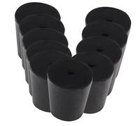VILLFUL 10 pièces Bouchons Caoutchouc pour Tubes à Essai Laboratoire Étanches et Durables Ømm Adaptés Aux Tubes Essais Scientifiques Recherche