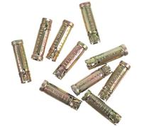 VILLFUL 10 pièces Boulons à Expansion Acier pour Béton Solide Chevilles Drop-in Pratiques et Faciles à Installer pour Fixation Murale et Structurelle