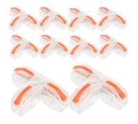 VILLFUL 10 pièces Connecteurs de Câble T-type Isolantes Rapides pour Fils Électriques Kit de Cosses Électriques Sertissables avec Manchons Isolants pour Raccordement Intérieur