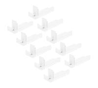 VILLFUL 10 Pièces Distributeur Automatique de Collations Pousseur de Bouteilles de Boissons en Plastique, Gestion des Étagères pour Organisation de Magasin et Rangement Frigo