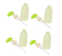 VILLFUL 10 Pièces Flacons Airless Anti-fuite pour Shampooing Lotion et Gel Distributeurs Pratiques pour Soins Corps